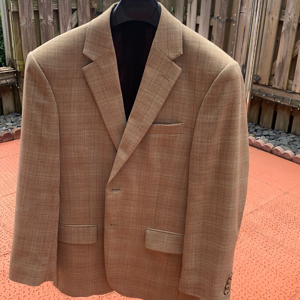 Tan Jos A Bank Sports Coat
